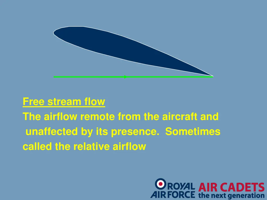 free stream flow the airflow remote from