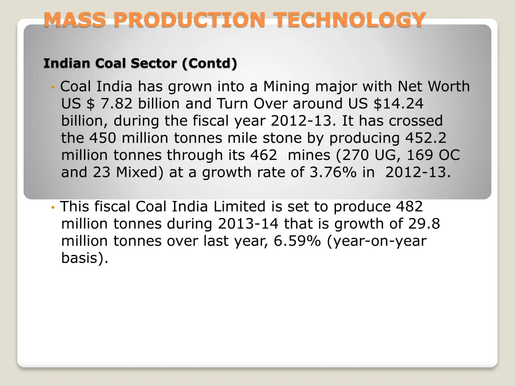 mass production technology 1