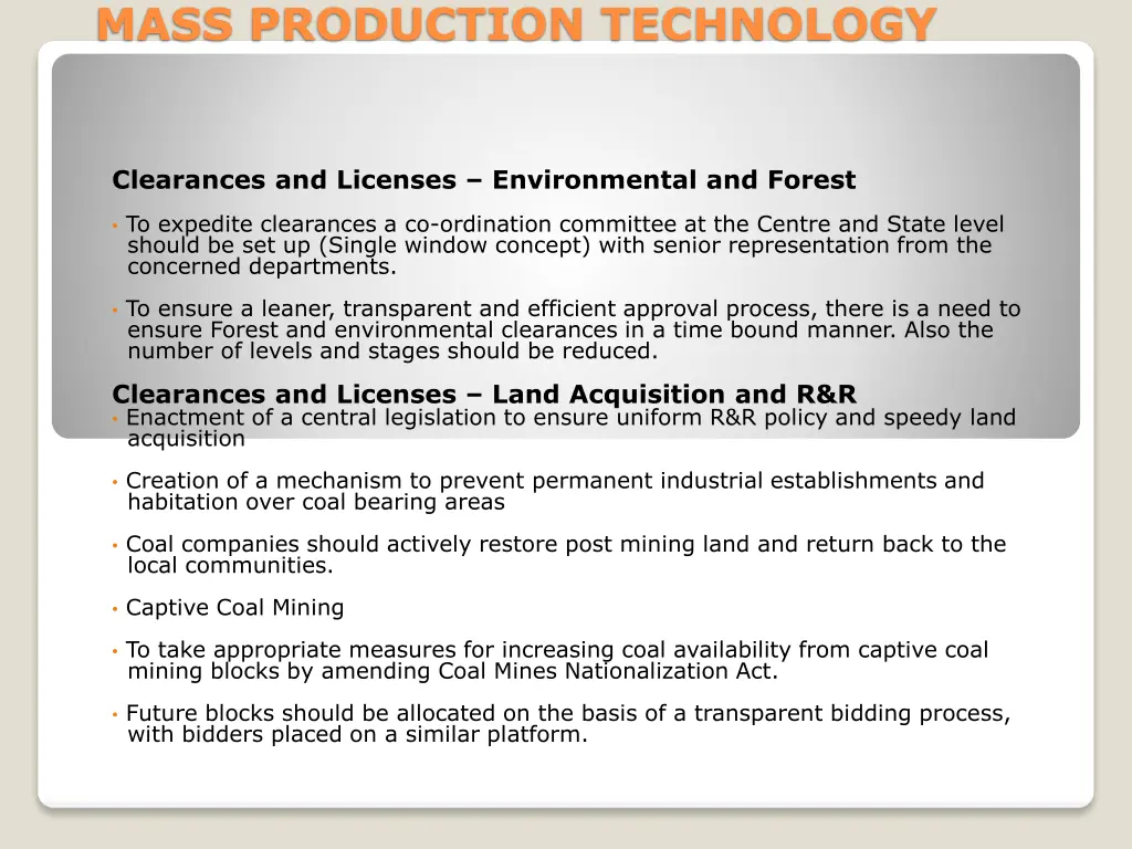 mass production technology 21