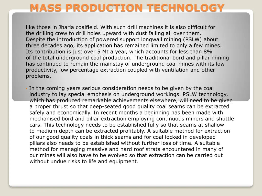 mass production technology 40