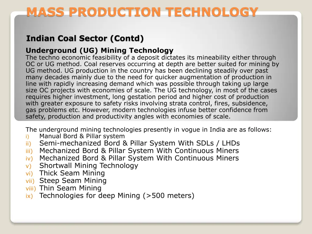 mass production technology 5