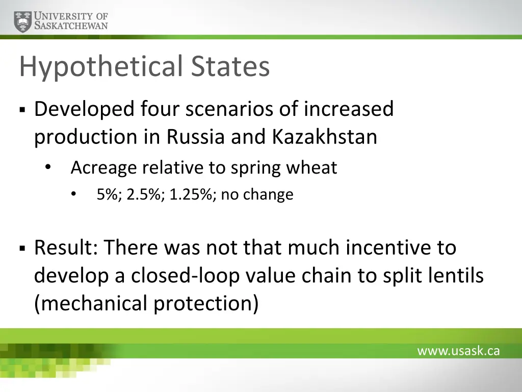 hypothetical states