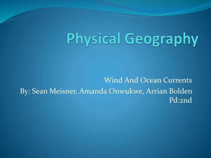 wind and ocean currents