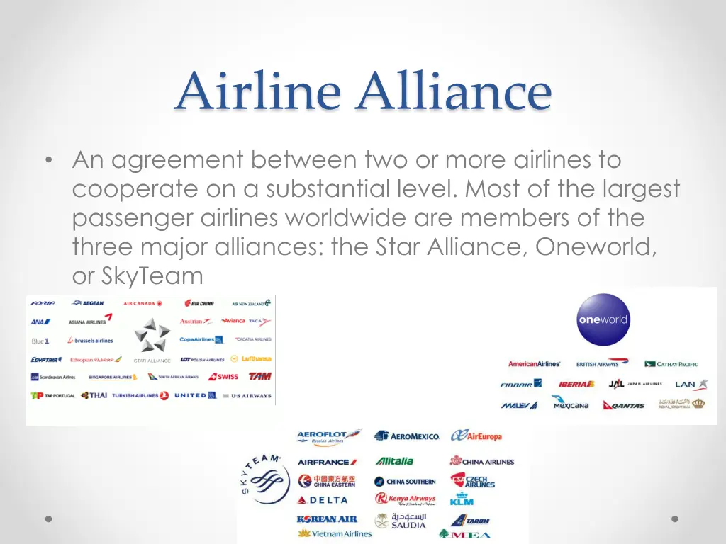 airline alliance