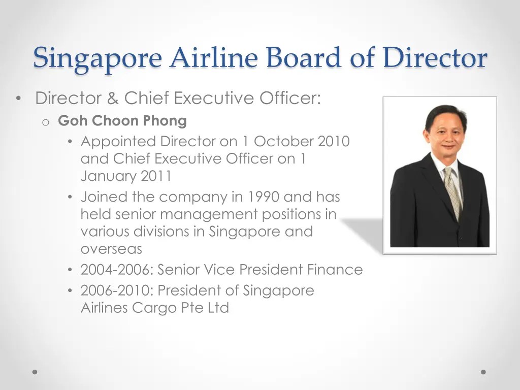 singapore airline board of director 2