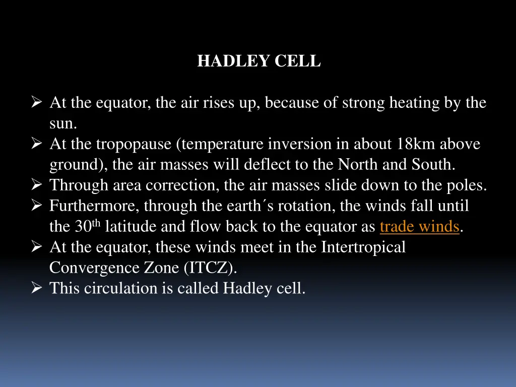 hadley cell