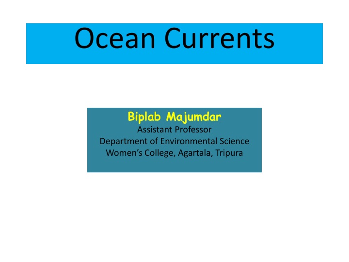 ocean currents