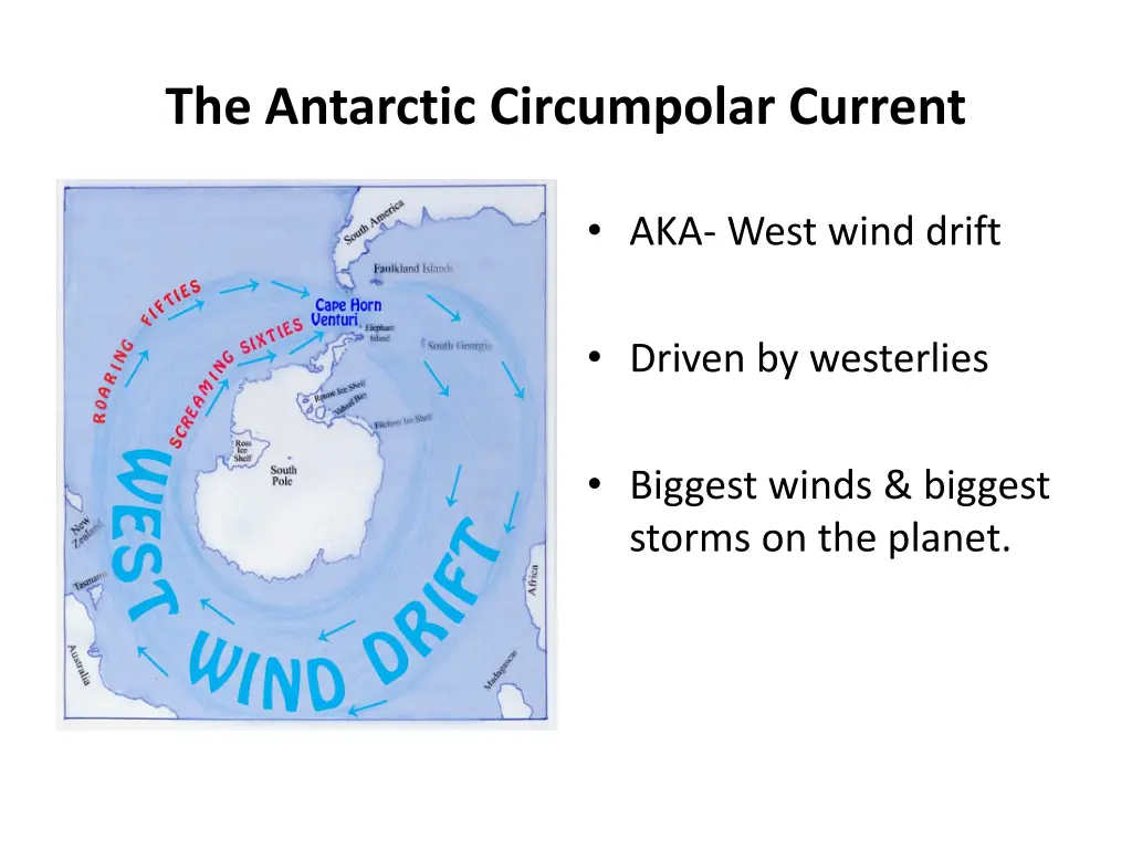 the antarctic circumpolar current