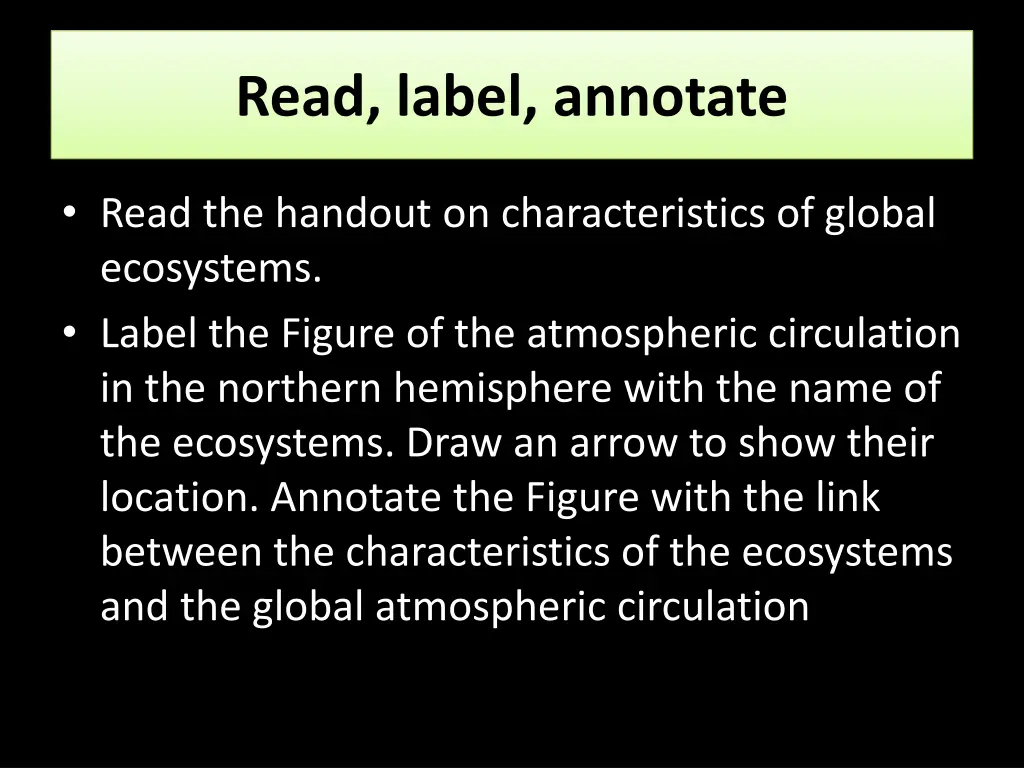 read label annotate