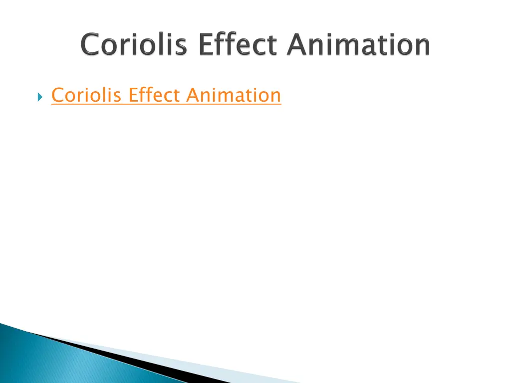 coriolis effect animation