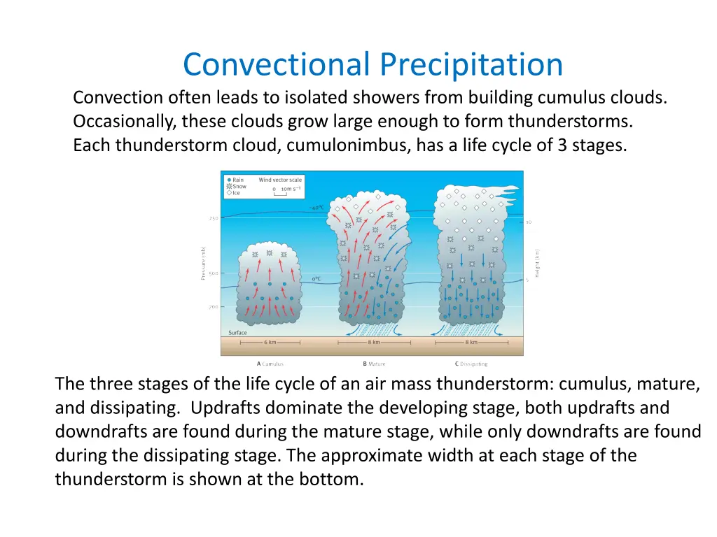 convectional precipitation convection often leads