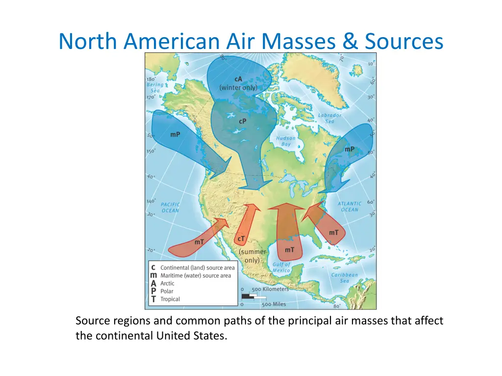 north american air masses sources