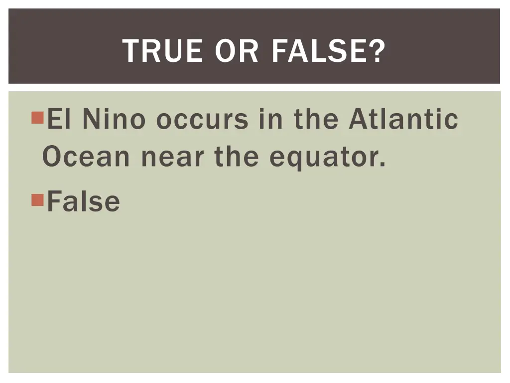 true or false 10