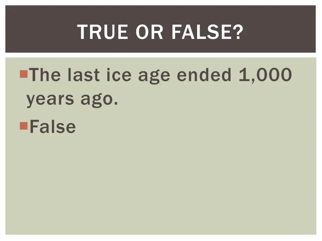 true or false 22