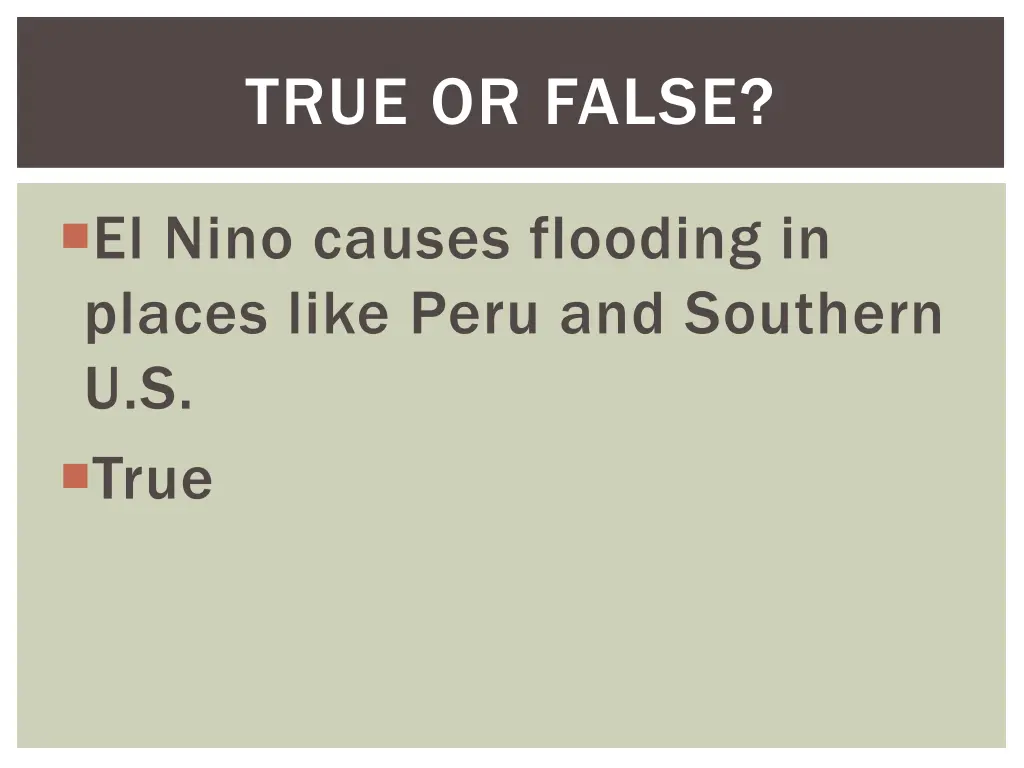 true or false 34