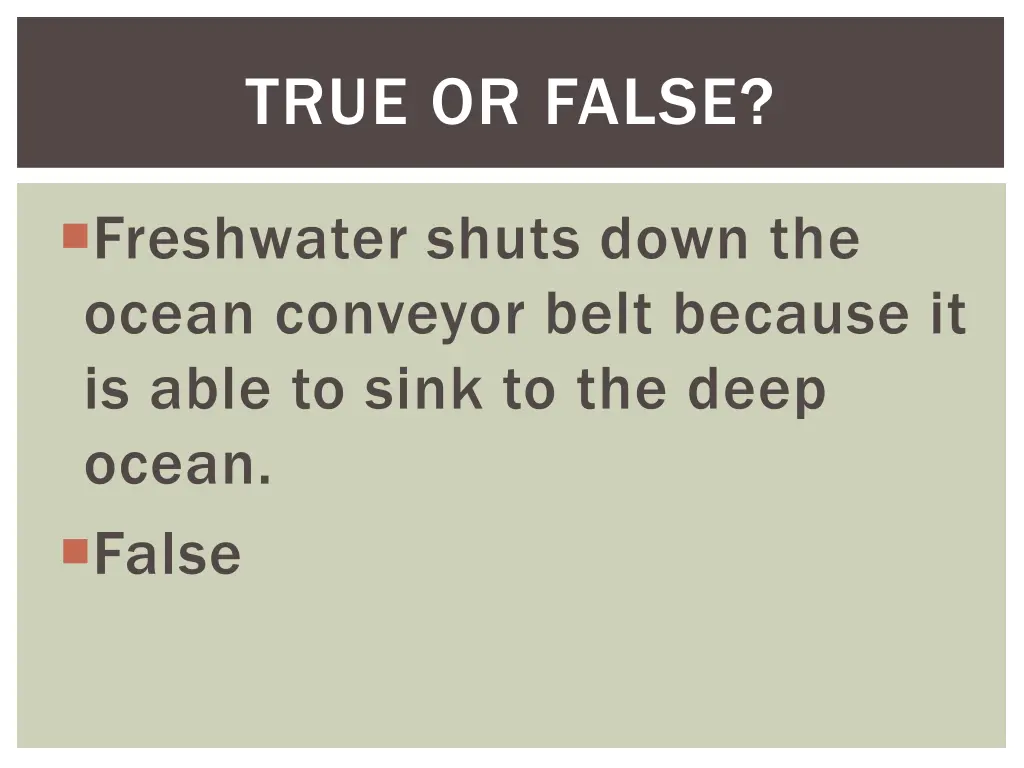 true or false 41