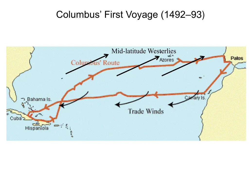 columbus first voyage 1492 93