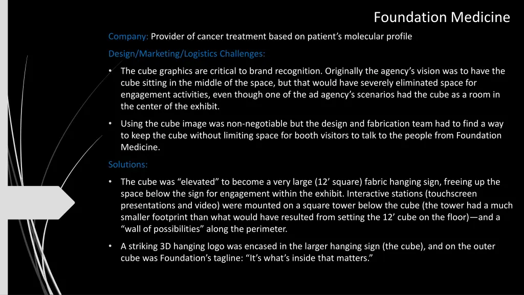 foundation medicine 1