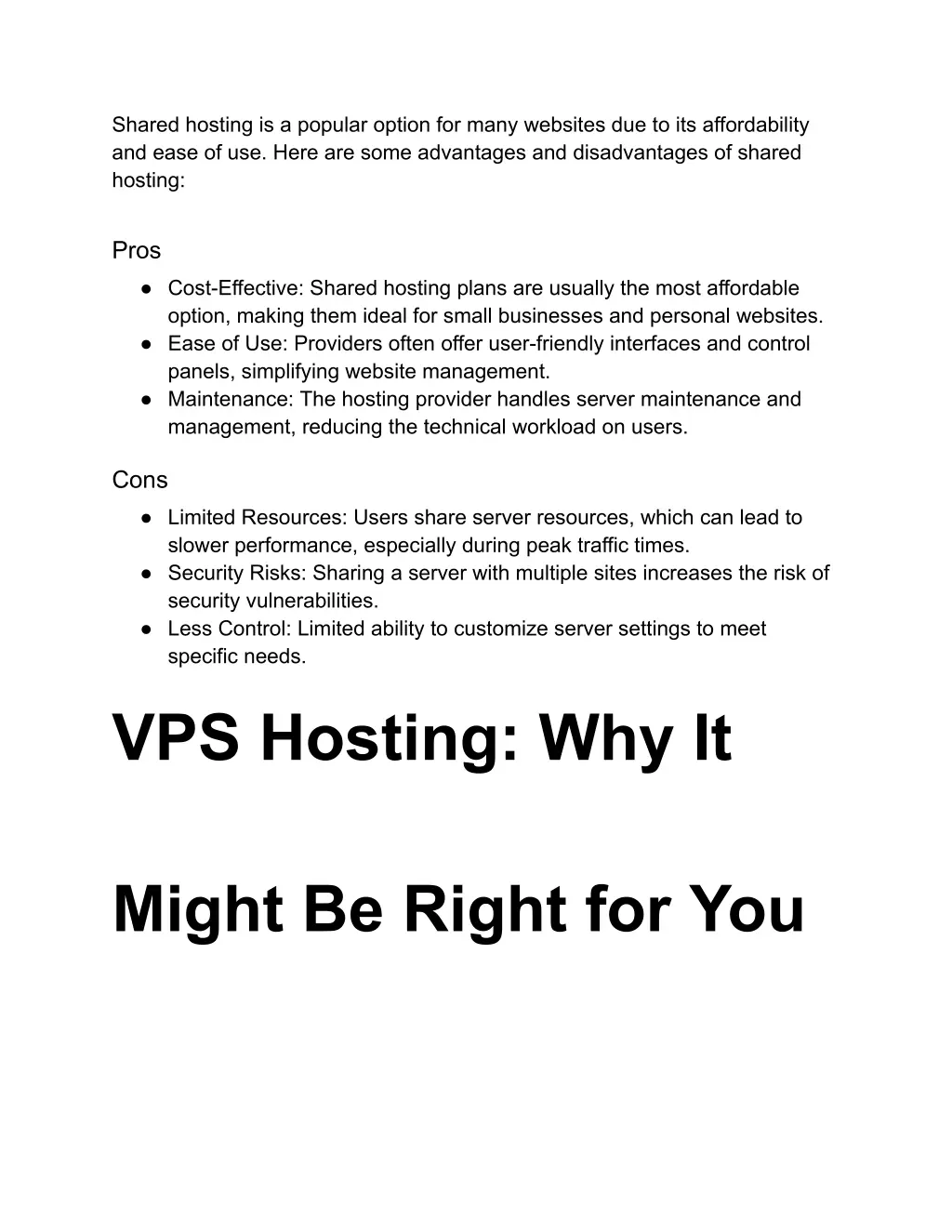 shared hosting is a popular option for many