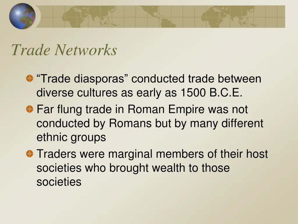 trade networks