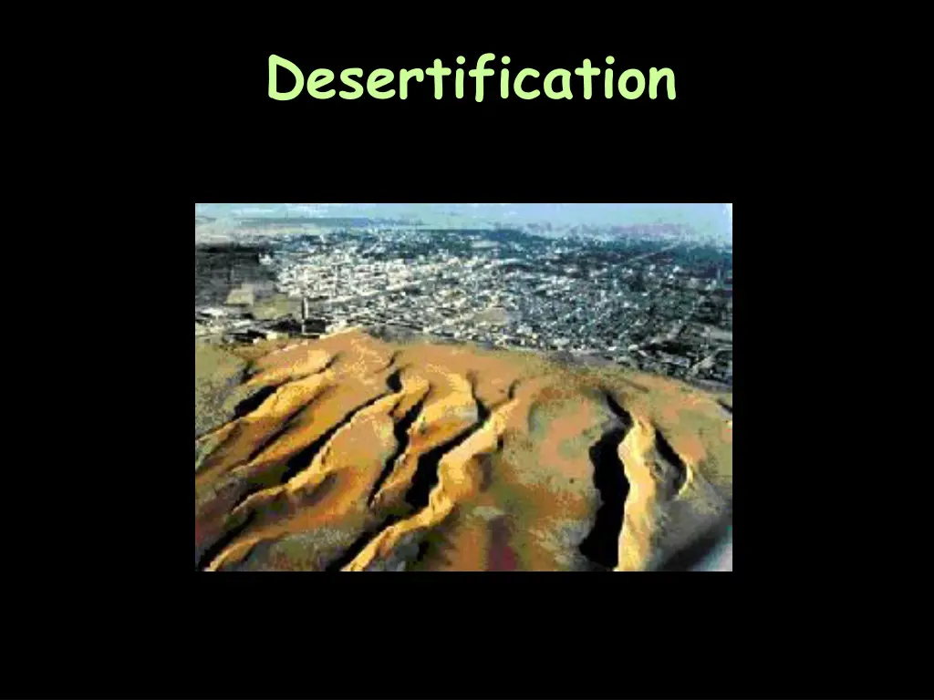 desertification