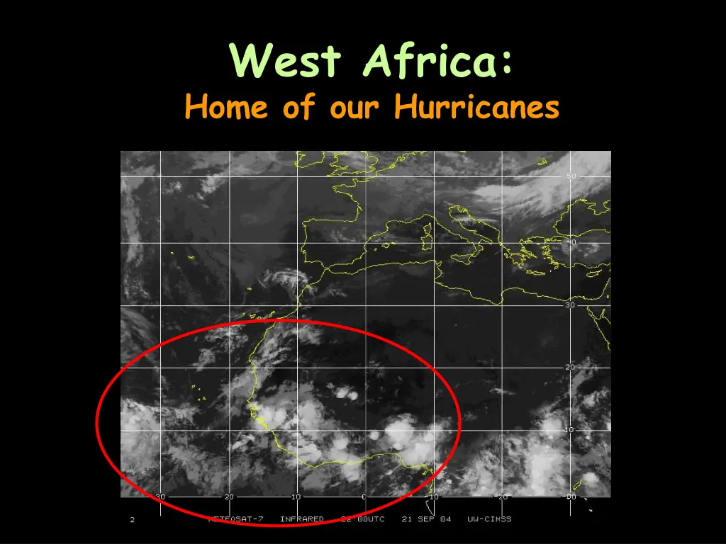 west africa home of our hurricanes