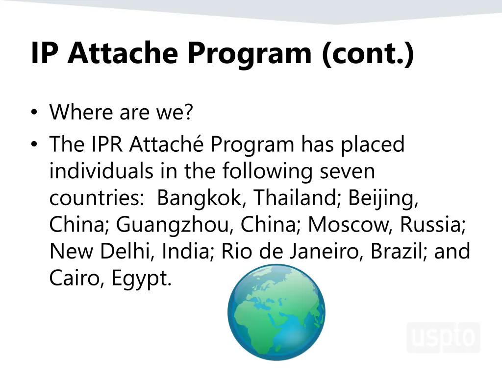 ip attache program cont