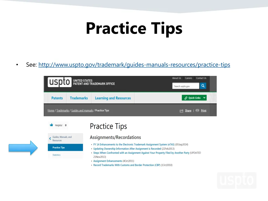 practice tips