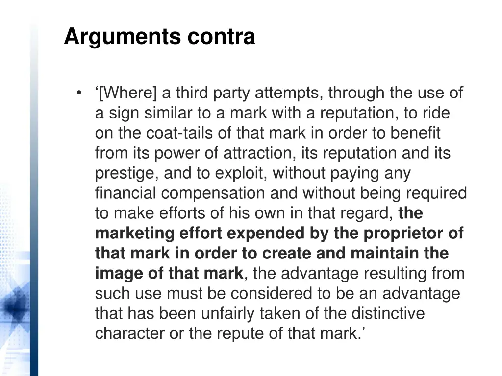 arguments contra 2