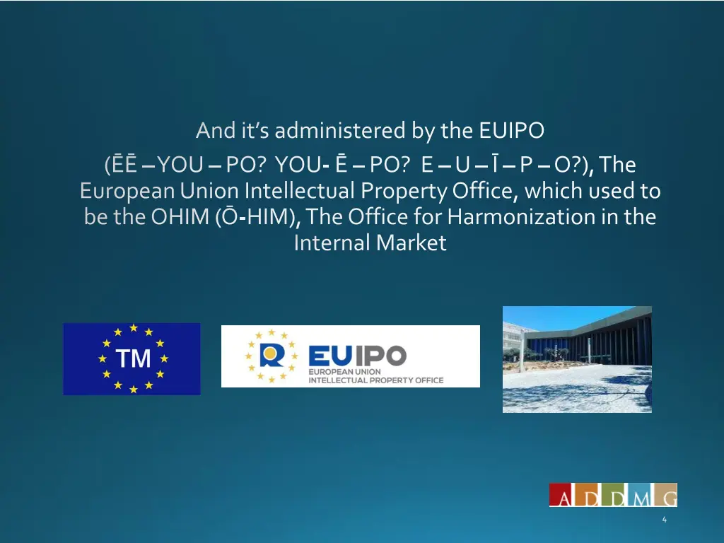 and it s administered by the euipo