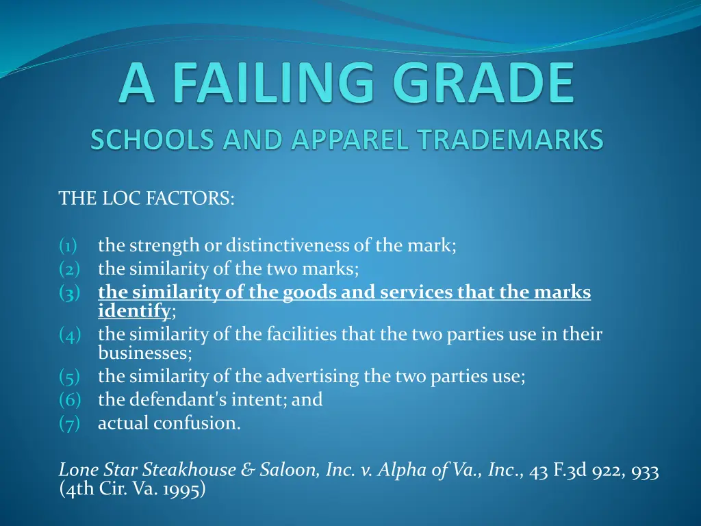 the loc factors