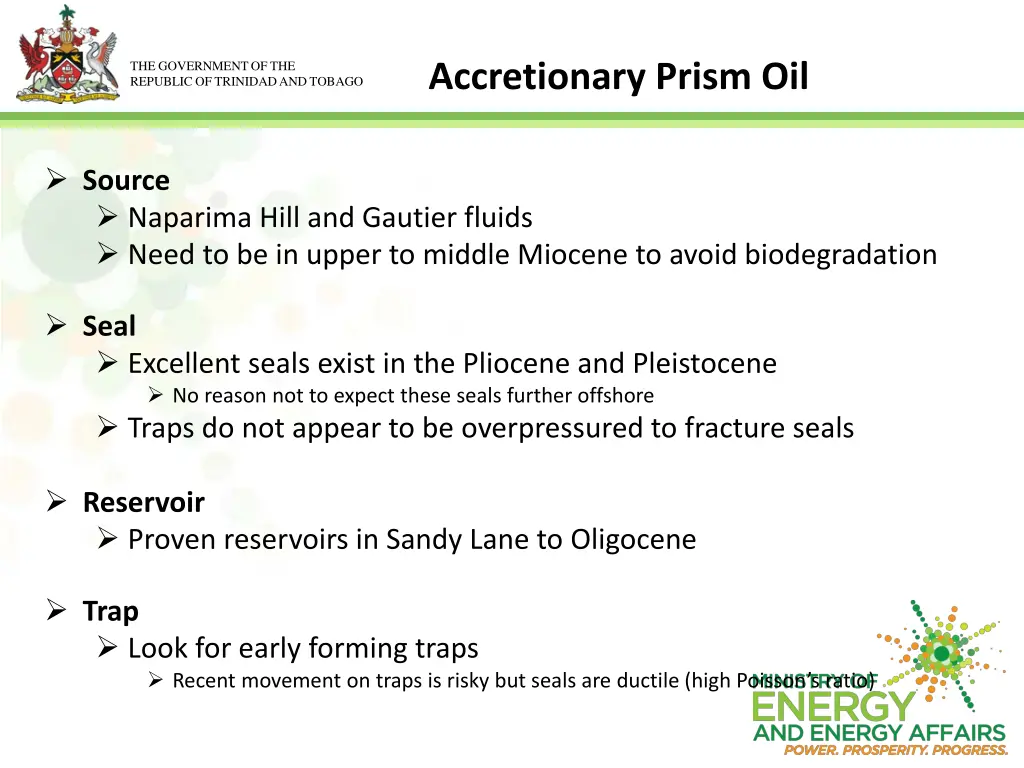 accretionary prism oil