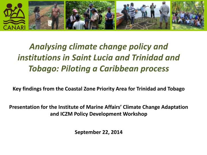 analysing climate change policy and institutions