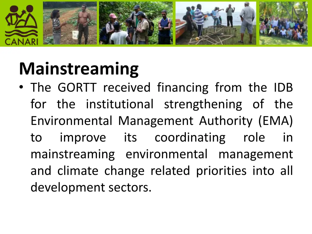 mainstreaming the gortt received financing from