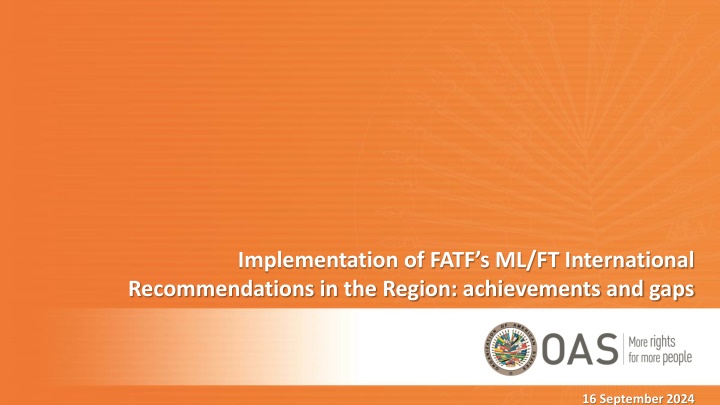 implementation of fatf s ml ft international