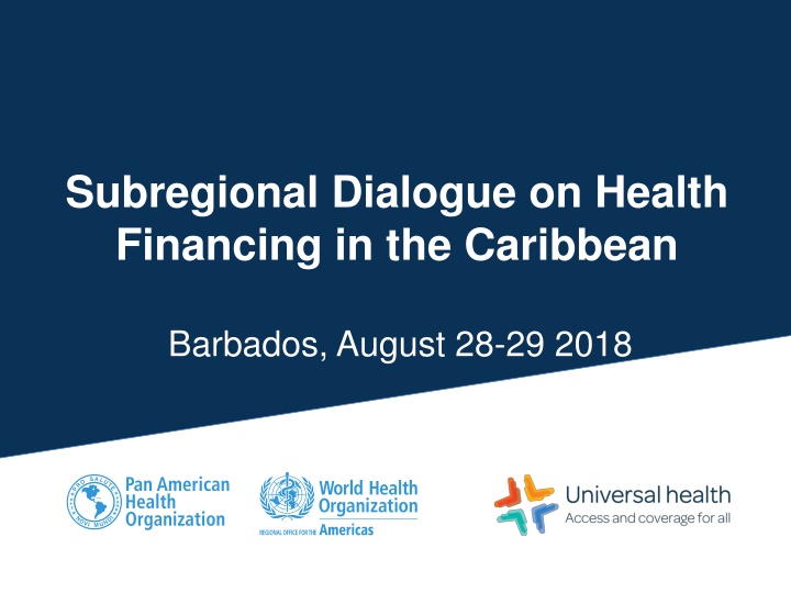 subregional dialogue on health financing