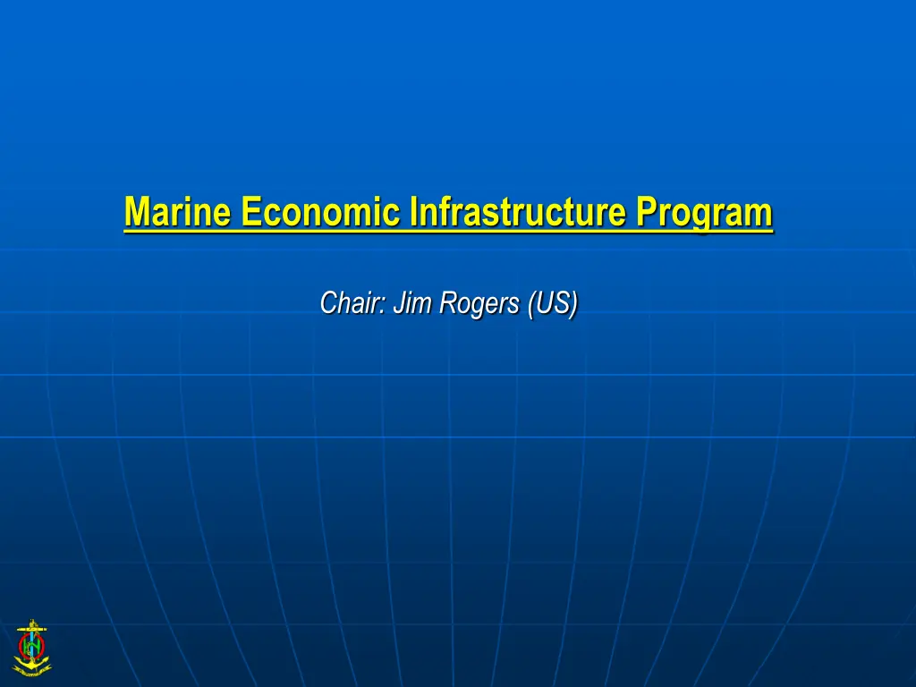 marine economic infrastructure program