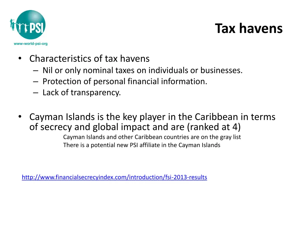 tax havens