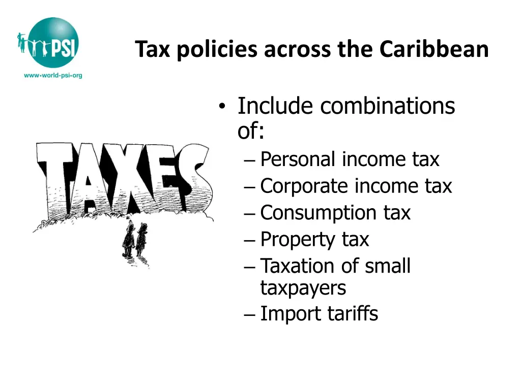 tax policies across the caribbean