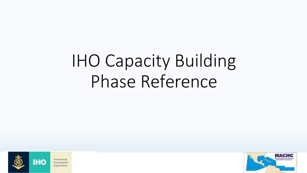 iho capacity building phase reference