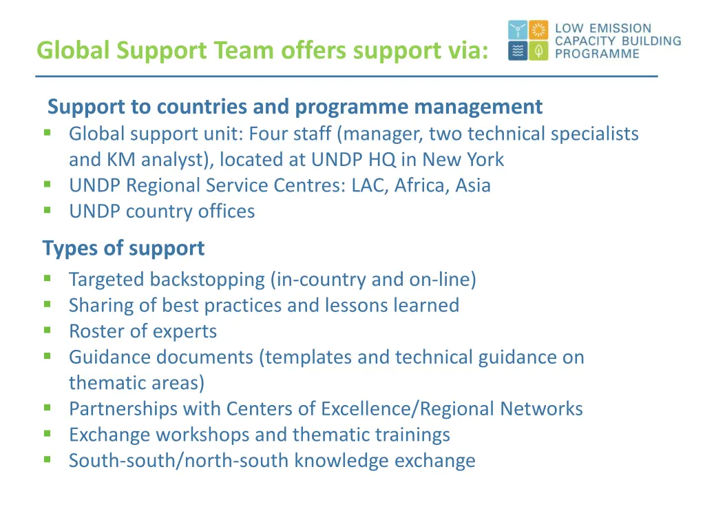 global support team offers support via