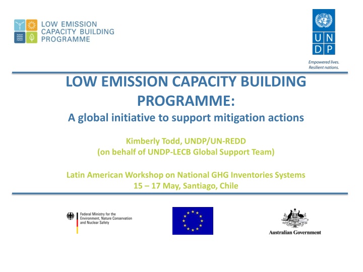 low emission capacity building programme a global