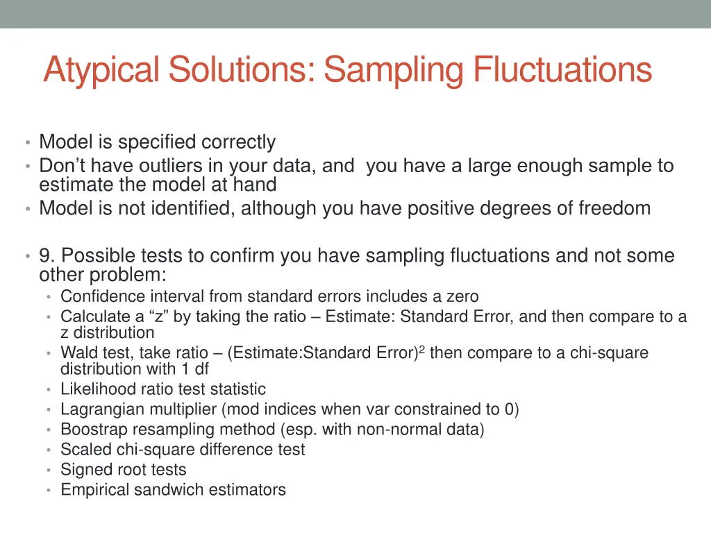 atypical solutions sampling fluctuations