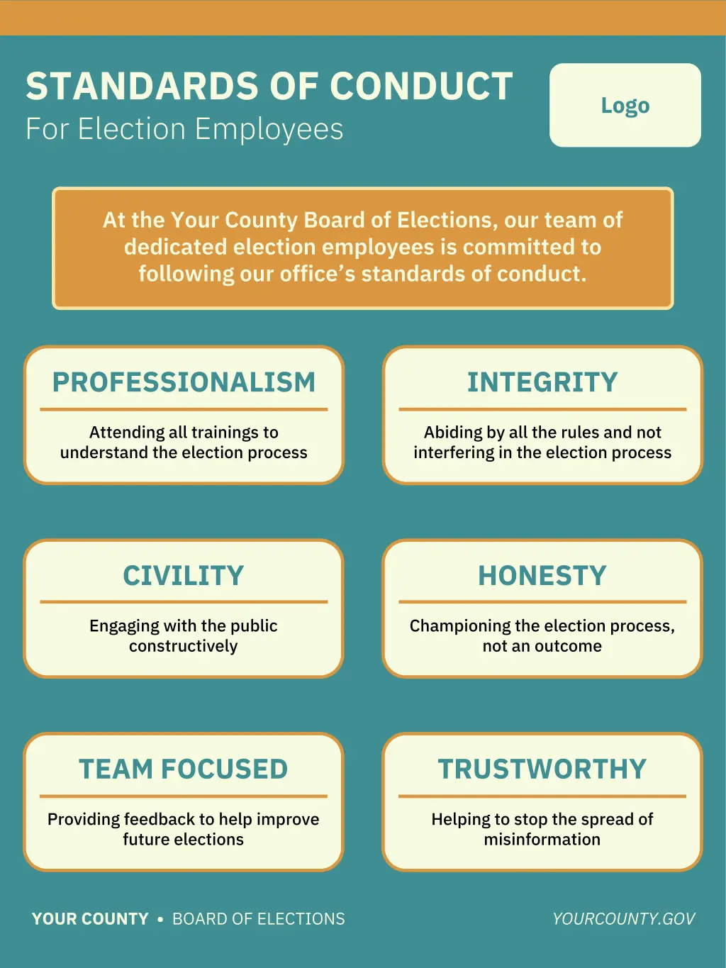 standards of conduct for election employees 1