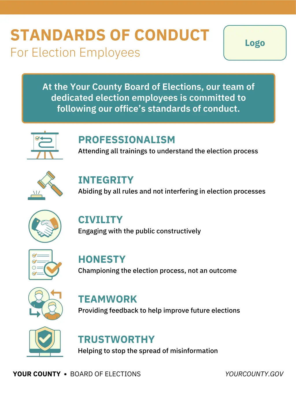 standards of conduct for election employees 2