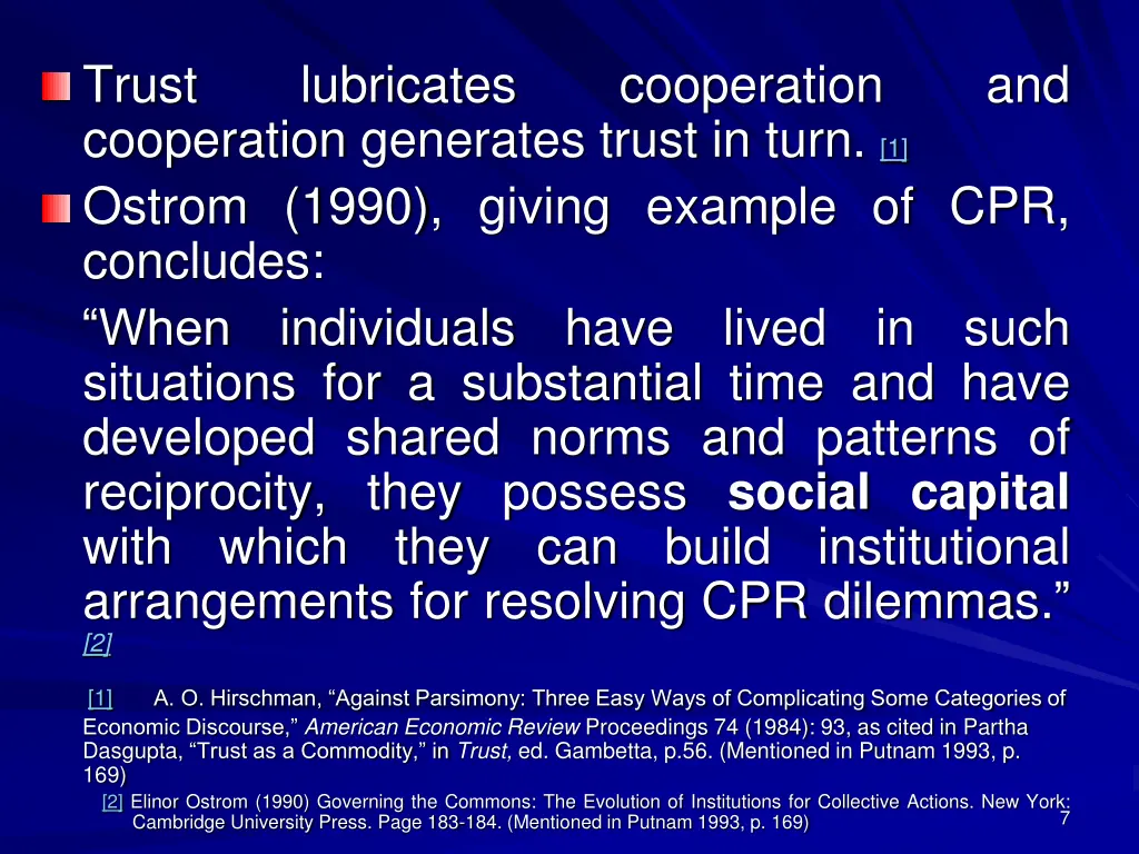 trust cooperation generates trust in turn