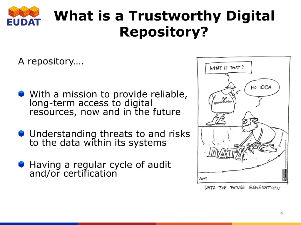 what is a trustworthy digital repository