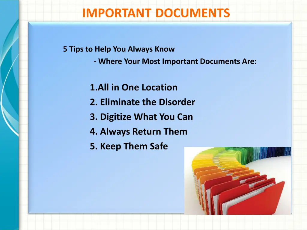 important documents 1