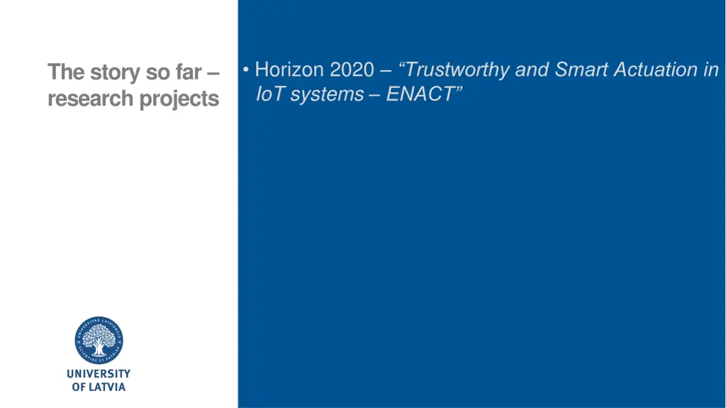 horizon 2020 trustworthy and smart actuation