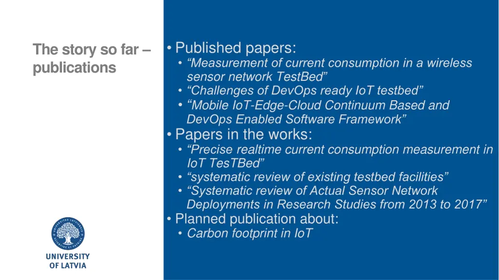 published papers measurement of current